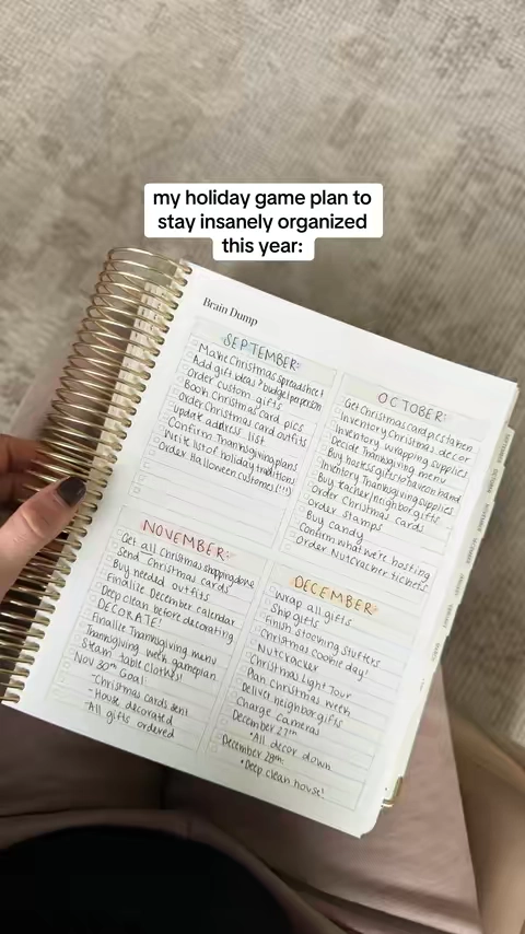 and that’s on needing to write down every single thing occurring in my brain 🧠 honestly needed bigger sections because I could have added more #christmas #holidayplanning 