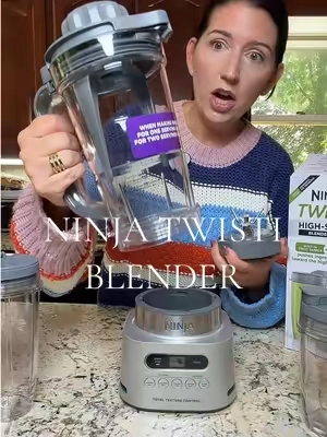More counter space, same powerful blending with this Ninja Blender. #ninjablender #blenders #blender #kitchenappliances #ninja 