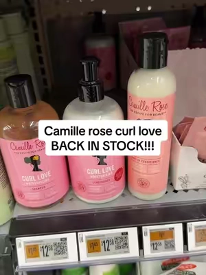 Back in stock! I’m telling yall it’s cheaper on TikTok and out of all the money I waste on hair products these are a HIT! #camillerose #camillerosecurllove #curlyhairroutine #curlyhairproducts 