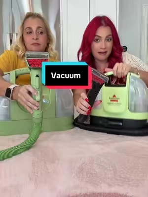 Pequeña, portátil y sin cable ✨ perfecta para limpiar muebles, alfombras, escaleras y hasta el carro sin cargar con una máquina enorme. #qvc#littlegreen#wetvacuum#CleanTok#tiktokshopcreatorpicks  