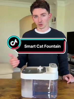 slime prevention 🦠 + smart fountain 💦 = a huge difference 🐈 #catfountain #petwaterfountain #petfountain #petparent #catparent 