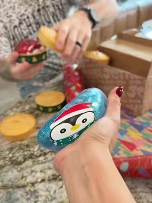 He found the 👌 dumps! #dumpling #christmas #christmasgift #squishy #tiktokshopstockup 