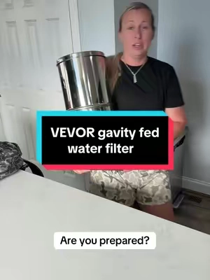 Do you have access to clean drinking water? @VEVOR Home Improvement #waterpurification #waterfilter #waterpurifier #emergencypreparedness #prepping 