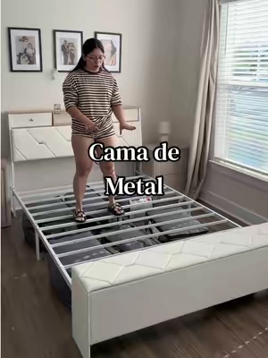 #bed #meta #bedframe #cama #tiktokshopstockup 