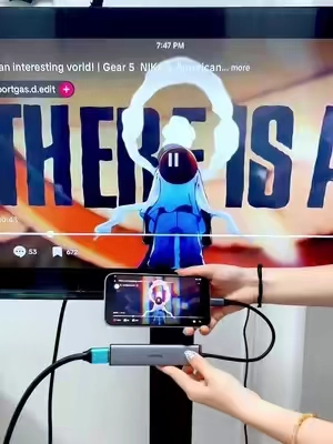 No WiFi, no lag — just pure 4K from your phone to TV #adaptador #USBCHub #DockingStation #TikTokShopFinds #tiktokshopstockup