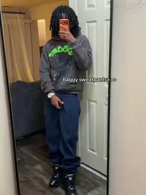 #fashiontiktok #baggysweats #sweatpants #comfrt 