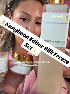 🧖‍♀️✨SUNGBOON EDITOR SET✨#sungbooneditor #sungbooneditorskincare #koreanskincare #kbeautyskincare #tiktokshopstockup  Posted on 09/19/2026 | Prices & promos were accurate at time of posting but may change. This is my personal testimony. Results may vary. @SUNGBOON EDITOR 