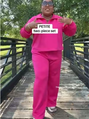 This one is not just cropped. It’s petite. Great fabric. Spread collar. Elevated for work. Elastic waist and functioning drawstring!  Pockets. Flattering wider leg. Many colors available. I’m wearing a size PXL. #tiktokshopcreatorpicks #tiktokshopstockup #midsizepetite #sohochic #petitestyle @Pinspark 