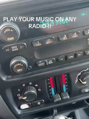 PLAY YOUR MUSIC ON ANY RADIO !!