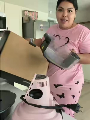 Respuesta a @Yolanda M #pinkglass #airfryer #kichen #5en1airstyler #pollo 