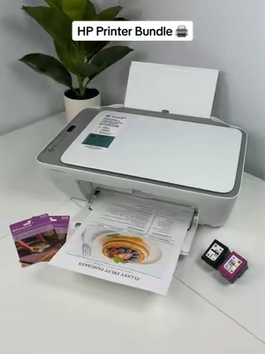 The ink credits alone cover the cost of this HP printer bundle 🙌 #homeoffice #printer #officesupplies #hpprinter #TikTokShopCreatorPicks 