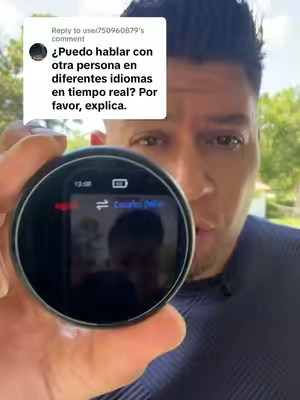 Replying to @user750960879 AI Translator Badge 🤖🗣️ Comunicación más fácil cuando el idioma se convierte en barrera. Este traductor inteligente con IA te ayuda a mantener conversaciones, comprender otros idiomas y llevar asistencia de traducción contigo a donde vayas. #traductorinteligente #traductorportatil #traductordeidiomas #aitranslator #tiktokshoprestock 