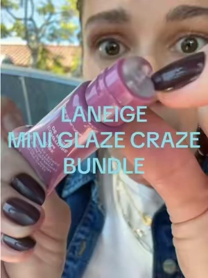 NEW laneige glaze craze trio (literally the 3 best flavors) 👏💋✨ @laneige_us 