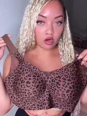 Sooo glad I got this  #bra #GlowUp #leopard #seamlessbra #jellybra