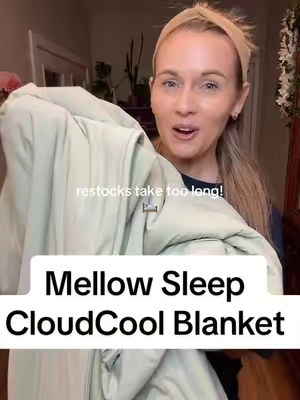 Mellow sleep cloud cool comfy blankets are here in new colors! Don’t miss out on the best colors. Restocks take too long so get it now! #cloudcool #mellowsleep #coolingblanket #bettersleep #hotsleeper @Mellow Sleep 