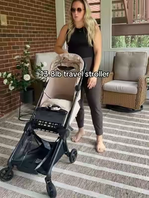 Not all travel strollers are built the same #compactstroller #travelingwithbabies #travelstroller #babyregistry #lightweightstroller 
