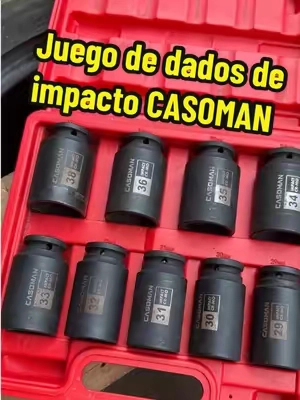 🔧 El dado que te faltaba | Del 29 al 38 mm #JuegoDeDados #DadosDeImpacto #DadosParaEje #HerramientasDeMecánico #DadosProfundos