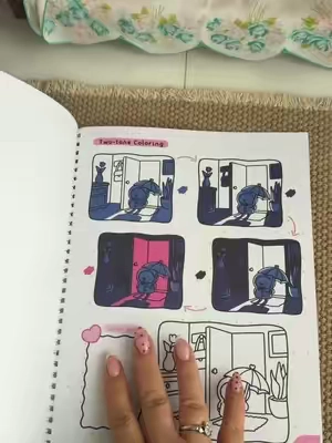 A great way to learn alcohol marker  techniques#TikTokShopCreatorPicks #tiktokshopstockup #coloring #coloringtutorial 