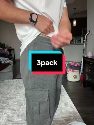 5’8 155 Size M #baggy #sweatpants #cargo #fleece #3pack