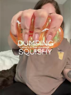 the SQUISH!! The kids are going insane for these so you got to grab them now before they're all gone!! #kidsstockingstuffers #dumplingsquishy #sugarsquishy #squishy #tiktokshopstockup