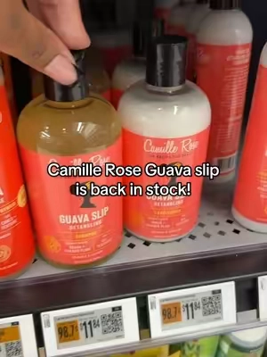 These are the best at deranging and moisturizing and hydrating! And I almosttt got it in the store until my friend told me it was cheaper on TikTok!! #camillerose #camilleroseguavaslip #hairproducts #detangling 