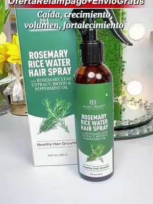 Spray para caída, caspa, crecimiento y volumen @Botanic Hearth Cosmeceuticals #rosemary #hairloss#tiktokshopstockup 