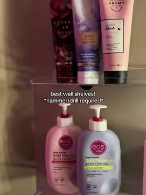 I am inlove with these wall shelves!! definitely will buy some more 🫶🏾💞