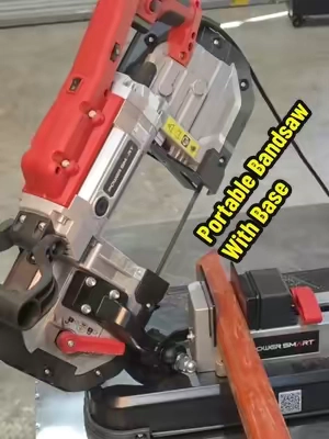 PowerSmart Portable Band Saw with Removable Allov Steel Base, 10Amp 1100W Motor 5-Inch Deep Cut Bandsaw for Metal(PS3051) @PowerSmartUSA #toolupgrade #TikTokshopbacktoschool #tiktokshopstockup #SohoChic #bandsaw 