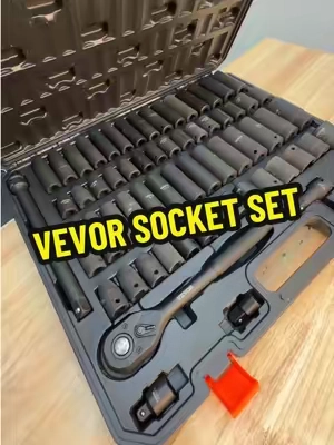Check out this 65 pc set of 1/2 inch drive impact rated sockets from VEVOR #tools #mechanic #sockets #impact 