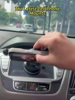 A phone mount and charger in one. 🧲⚡ Easy to grab, 
 stays secure, and never falls off. Every driver's perfect copilot. 🚗
 #SummerWins #tiktokshopstockup#phonemount #carphoneholder #carsoftiktok