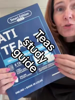 Parents of kids trying to get into the nursing program… add this to the book list! #TEAS #studyguide #nursingschool #nursingschoolhacks 