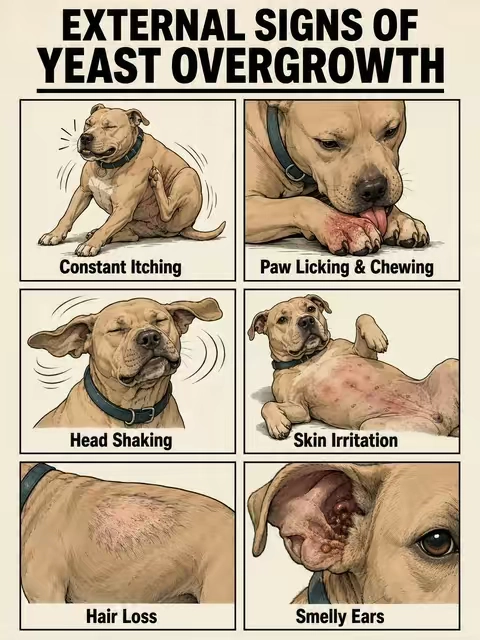 🌞 I’ve been using this product since last summer... and now it’s a total sensation on TikTok! 🐶✨

If your dog constantly licks and scratches their paws, or you notice a strange odor coming from their ears 👂💨, this could be the issue!

These are common symptoms of canine yeast infections 🐾. But don't worry—Carmelie drops have always been my safe and reliable solution 💧💖

✅ Keeps skin healthy

✅ Relieves discomfort and reduces odor

✅ Soothes itching and controls scratching

Super easy to use: Just add a few drops to your furry friend's food or water 🥣💦

🥓 Bacon flavor: A doggy favorite! 😋

My dog ​​feels so much better now! 🐕💛

I recommend this product to all pet lovers! 🐾💖 #doghealth  #yeastinfection  #itchydog  #dogcare #nature #naturelovers #naturevibes #growthmindsets #backtoourroots #healling #healingjoumneys #grateful #wayoflife #itsallworkingoutforme #dogs #dogsoftiktoks #yeastinfections #WeeklyDeals #tiktokshopspringglowup #TikTokShopStockUp #Carmelie #lickingpaws #doglife #yeast #tiktokshopstockup