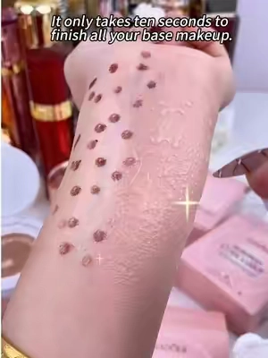 It's so amazing goes on easy and doesn't cake up or get into fine lines with a light but full coverage!!! I love mine!#Barbie #beauty #beautyhacks#TikTok #lipgloss 