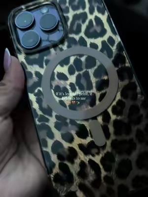 Leopard print + MagSafe = an easy yes for me! 🤎 #LeopardPrint #LeopardPhoneCase #MagSafeCase #iPhoneCase #tiktokshopstockup 