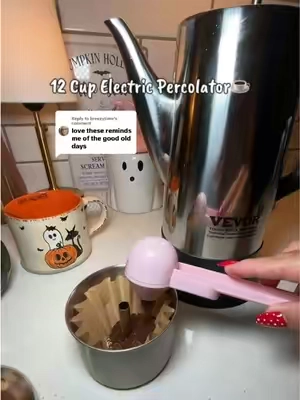 Replying to @breezytime It seriously makes the most smoothest delicious coffee! If you’re a coffee lover and you’ve never tried to percolator… I 1000% recommend! @VEVOR Home Store #percolator #electricpercolator #percolatorcoffee #coffeelovers 