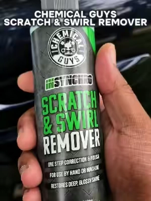 Those little scratches around your door handles can make your paint look ROUGH. 😭 I put Chemical Guys InSynchro Scratch + Swirl Remover directly to the test and the difference speaks for itself. Super simple to use, very affordable, and there’s free shipping available too. Check out the product below. - #ChemicalGuys #CarDetailing #ScratchRemoval #CarCare #MackMotivates 