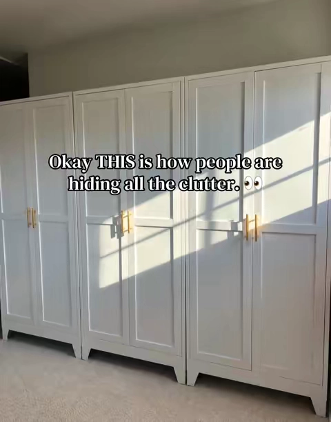 Metal storage cabinets for all the things! 