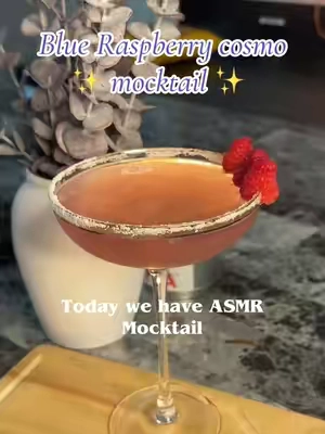 Recipe ✨:                                  1 packet blue raspberry biotic  2 oz cran juice 1/2 oz lime juice 2oz sparkling water #CapCut #menopause #perimenopause #hormonesupport #mocktail 