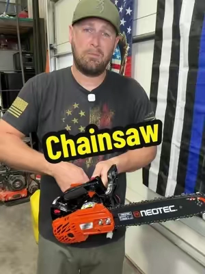 Gas chainsaw!  #chainsaw @Neotec 
