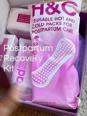 Finally found a postpartum kit that didn’t make me gasp at the price 😭 #postpartumrecovery #postpartumessentials #hospitalbag #newmomessentials #afterbirthcare