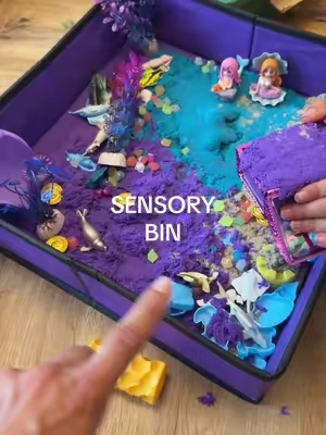 screen free after school activity that actually holds attention and makes them happy @BEiREG #sensorybin #screenfreeactivities #afterschool #giftsforkids 