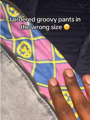 I ordered groovy pants in the wrong size, don’t be like me,  make sure you get yours in the right size 😂🔥