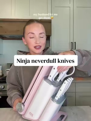 Knives that won’t dull on you 👏🏼👀🤩 #ninjaneverdull #ninjaknifeset #knifeset #kitchenknife 