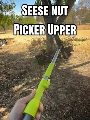 SEESE Nut Picker Uper. Great for pecans, acorns, gumballs, golf balls.