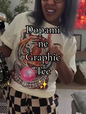 Bling graphic tee #blingedout #graphictee #dopaminedressing #tiktokshopcreatorpicks #tiktokshopstockup 