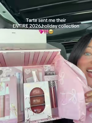 💖🥹 the cutest limited edition sets!! Tysm @tarte cosmetics The maracuja juicy lip trio is SO good.  #tartecosmetics #tartemaracujajuicylip #falllipstick #giftforher 