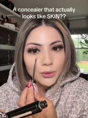The MAKE Beauty Skin Mimetic Concealer really said your skin but better 😮‍💨✨ blends in SO seamlessly without giving that heavy concealer look #MAKEBeauty #mimeticconcealer #Concealer #makeuptok 