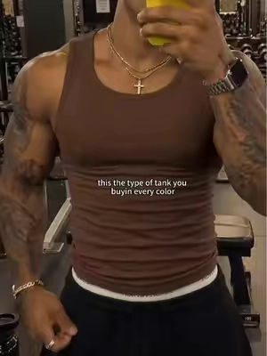 fit is dialed #tanktop #fittedshirt#menswear #mensfashion #OOTD