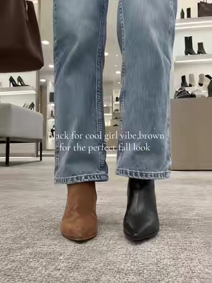 Two colors,same comfort #boots #fallboots #fallshoes #heels #fallstyle 