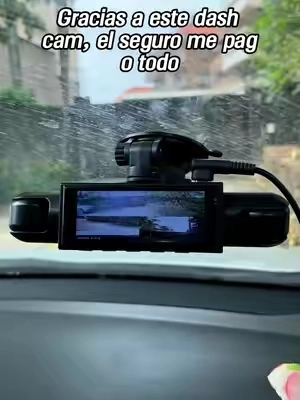 Gracias a este dash cam, el seguro me pagó todo#CamaraDeAuto #AccesoriosParaAutos #ConduccionSegura #CamaraTablero #EquipoAuto